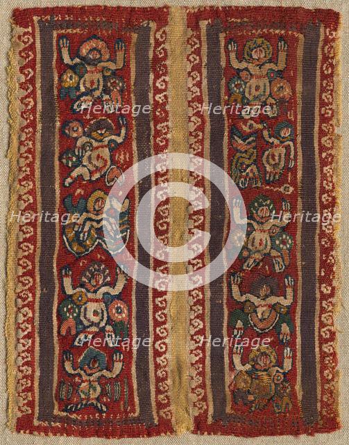 Fragment, Sleeve Ornament of a Tunic, 400s - 600s. Creator: Unknown.