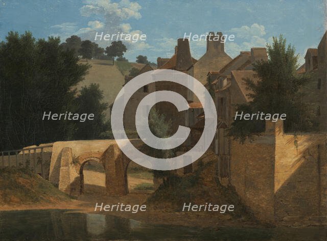 View in the Île-de-France, about 1810-1813. Creator: Jean-Victor Bertin.