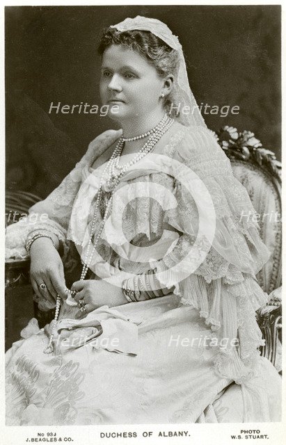 The Duchess of Albany, c1900s(?).Artist: WS Stuart