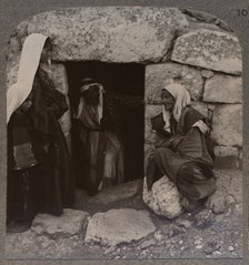 'The Tomb of Lazarus, Bethany', c1900. Artist: Unknown.