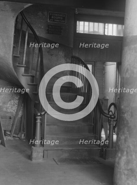 Stairway, New Orleans or Charleston, South Carolina, between 1920 and 1926. Creator: Arnold Genthe.