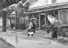 ''A Rainy Day in Japan', 1891. Creators: Unknown, Charles Edwin Fripp.