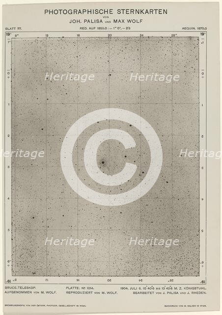 Photographische Sternkarten (July 6, 1904), 1649. Creators: Max Wolf, Johann Palisa.