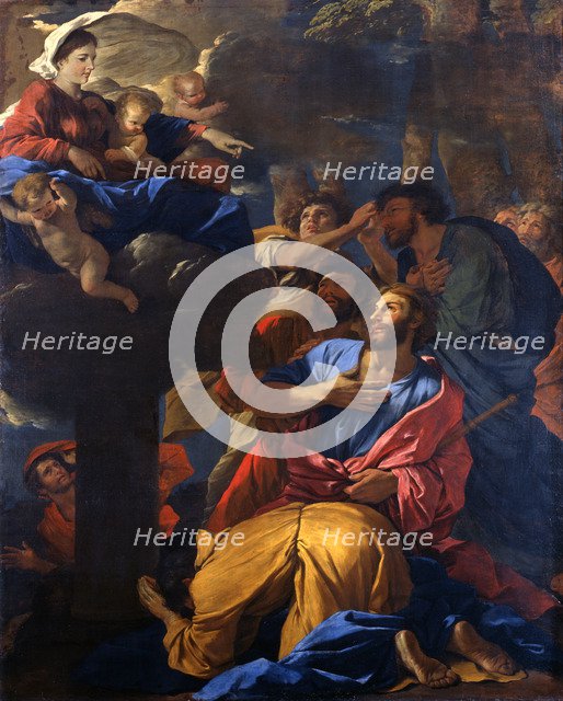 'The Apparition of the Virgin to St James the Great', c1629-1630. Artist: Nicolas Poussin