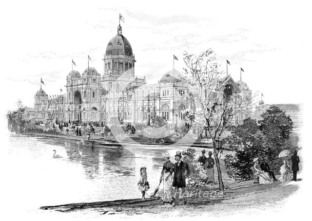 Melbourne Exhibition Building, Victoria, Australia, 1886. Artist: Unknown
