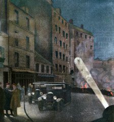Riot on Rue Nationale, Paris, 1934. Artist: Unknown