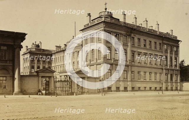 The Anichkov Palace in Saint Petersburg, 1874.