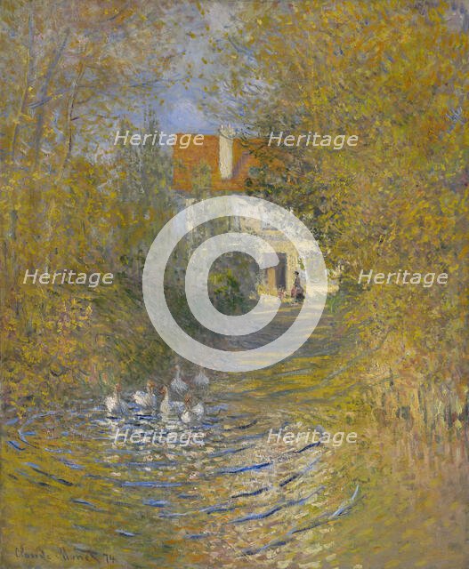 The Geese, 1874. Creator: Claude Monet.