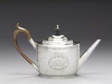 Teapot, 1790-1810. Creator: Ebenezer Moulton (American, 1768-1824).