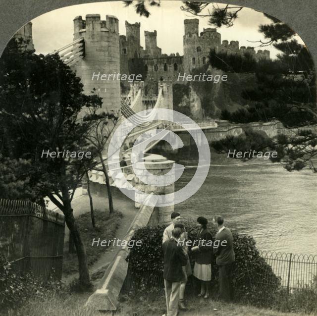 'Conway Castle, a Strong and Noble Medieval Fortress, Conway, Wales', c1930s. Creator: Unknown.