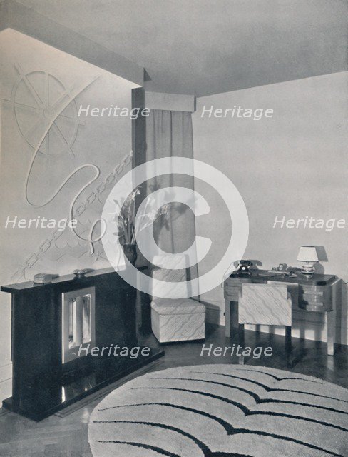 'Entrance hall designed by Duncan Miller, London, England', 1936. Artist: Unknown.