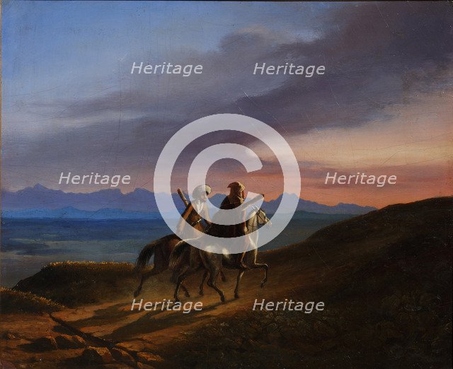 Memory of Caucasus, 1838. Artist: Lermontov, Mikhail Yuryevich (1814-1841)