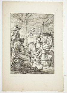 The Household Peasant, 1784. Creator: Pierre Lelu.