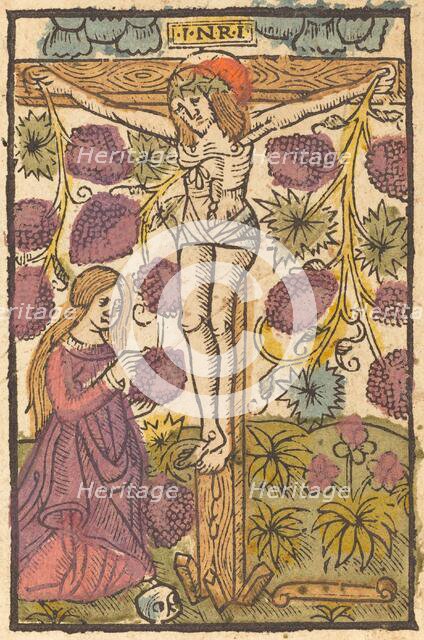 Christ on the Cross with a Grape Vine, c. 1490/1500. Creator: Unknown.