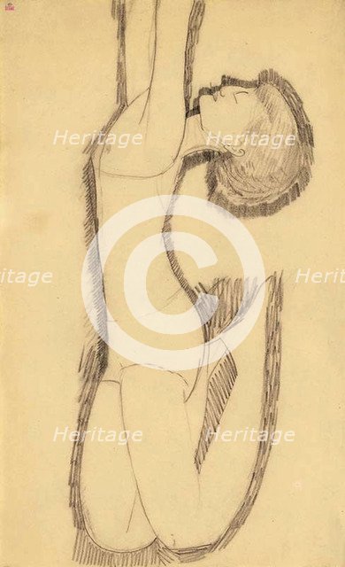 Anna Akhmatova as Acrobat, 1911. Artist: Modigliani, Amedeo (1884-1920)