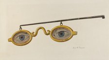 Shop Sign Spectacles, 1935/1942. Creator: John H. Tercuzzi.