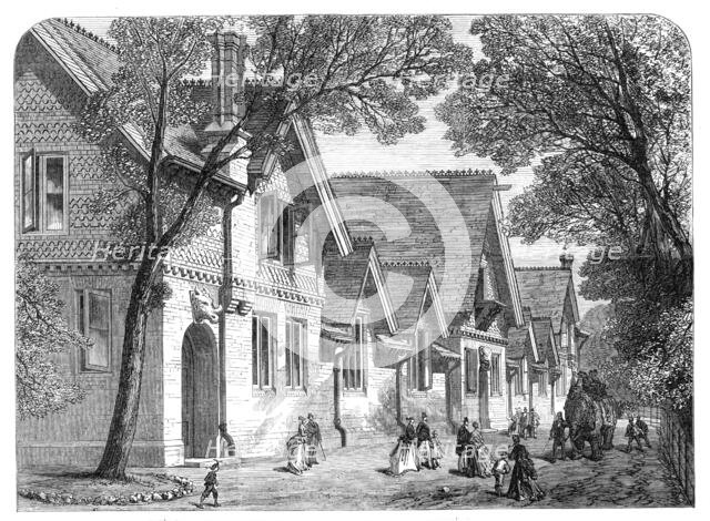 The new Elephant-House in the Zoological Society's Gardens, Regent's Park, 1869. Creator: Unknown.