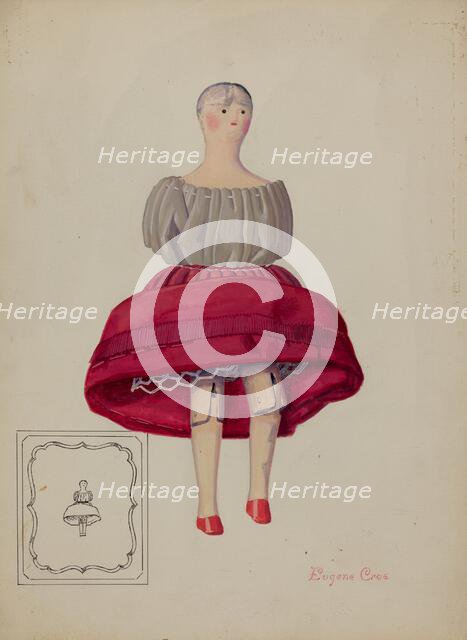 Doll - "Phoebe", c. 1937. Creator: Eugene Croe.
