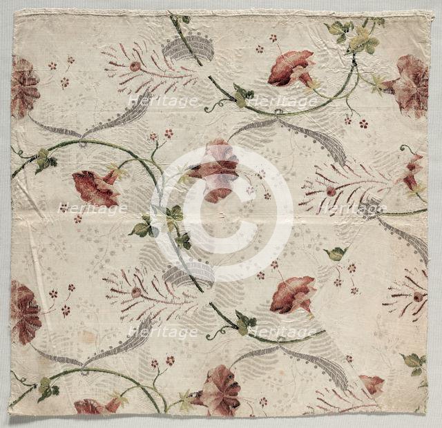 Brocaded Silk, 1723 - 1774. Creator: Unknown.
