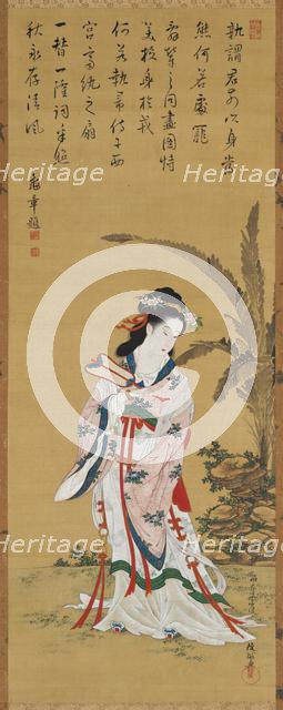 Chinese Beauty, late 1700s-early 1800s. Creator: Kubo Shunman (1757-1820).