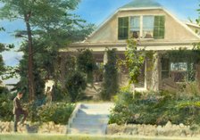 Edgar Theodore Wherry house, 3331 Stephenson Place, Chevy Chase, Washington, D.C., 1921. Creator: Frances Benjamin Johnston.