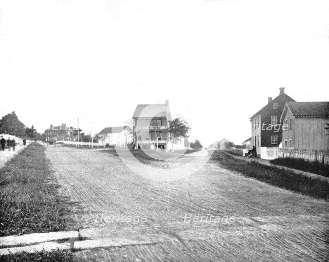 Position held by Union sharpshooters at Gettysburg, Pennsylvania, USA, c1900.  Creator: Unknown.