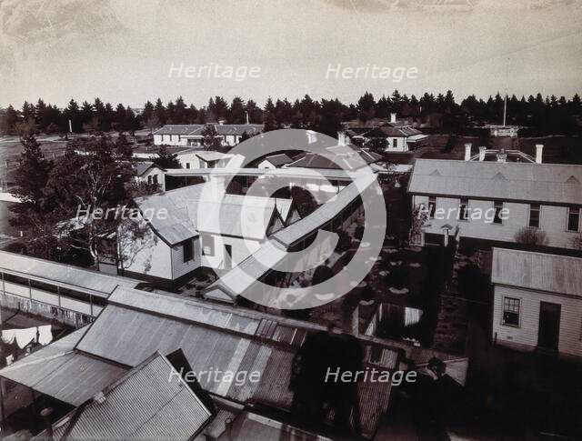 Metropolitan Lunatic Asylum, Kew, Victoria (Australia): some of the buildings..., c1890s. Creator: Unknown.