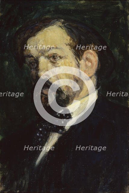 Portrait of the composer Claude Debussy (1862-1918), 1903. Creator: Blanche, Jacques-Émile (1861-1942).