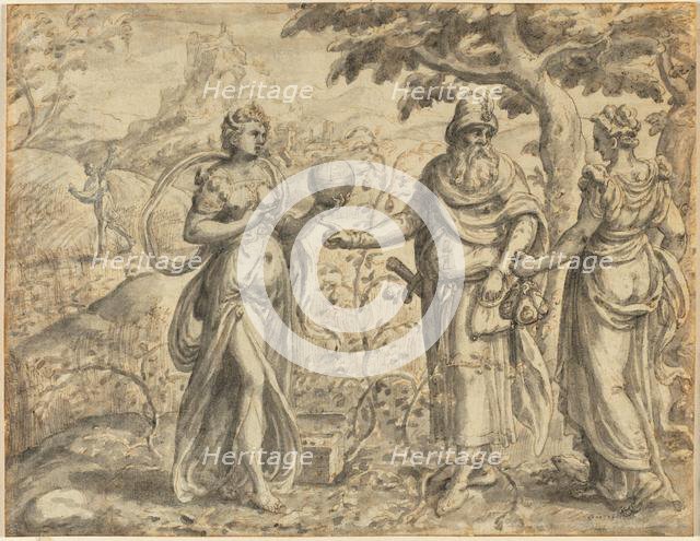 The Seed Received Among the Thorns, from the Parable of the Sower, c. 1573. Creator: Gerard van Groeningen (Flemish).