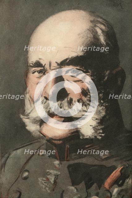 'Francis Joseph I., Emperor of Austria', 1910.  Creator: Joseph Simpson.