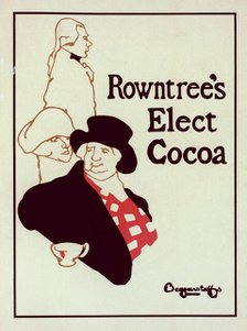 Affiche anglaise pour le "Rowntree's Elect Cocoa", c1899. Creator: William Nicholson.