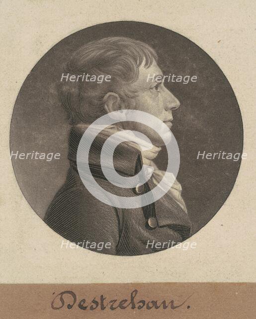 Jean Noel Destréhan, 1805. Creator: Charles Balthazar Julien Févret de Saint-Mémin.