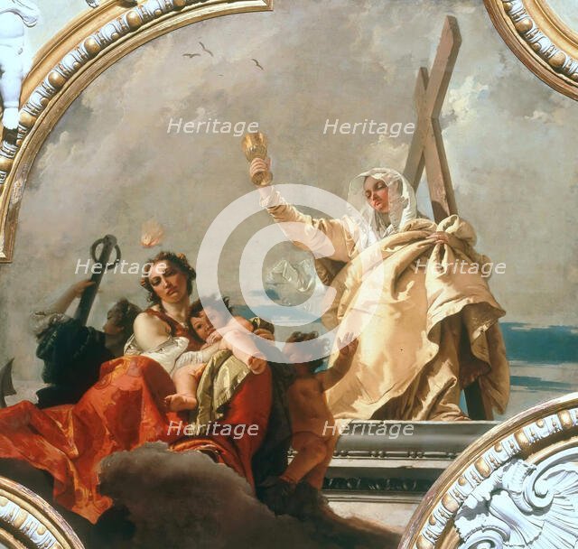 Faith, Hope and Charity, 1744. Creator: Tiepolo, Giambattista (1696-1770).