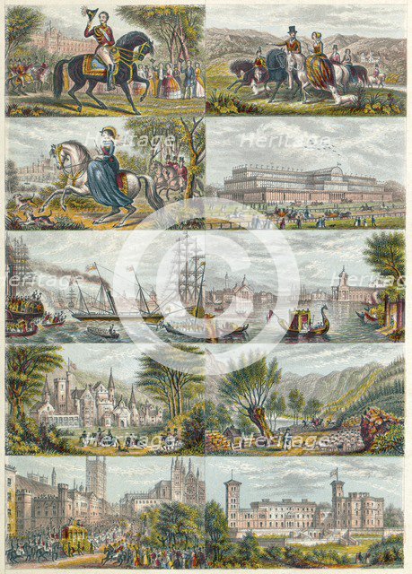 Events of 1851. Artist: Unknown.