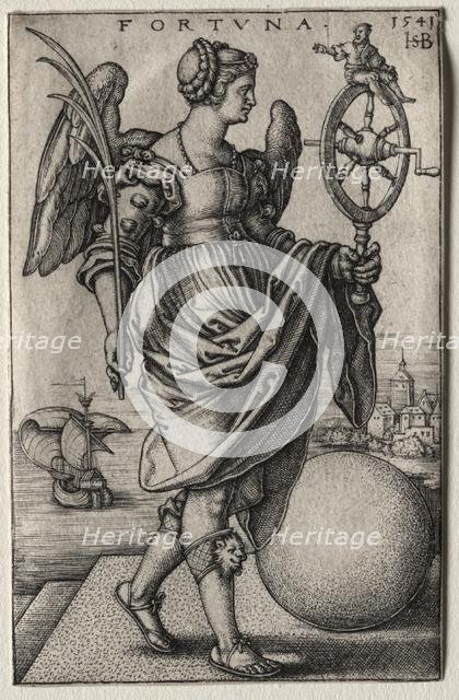 Fortune, 1541. Creator: Hans Sebald Beham (German, 1500-1550).
