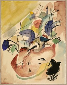 Study for "Improvisation 31 (Sea Battle)", 1913. Creator: Kandinsky, Wassily Vasilyevich (1866-1944).