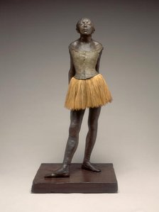 Little Dancer Aged Fourteen, plaster cast possibly 1920/1921, after original wax modelled 1878-1881. Creator: Edgar Degas.
