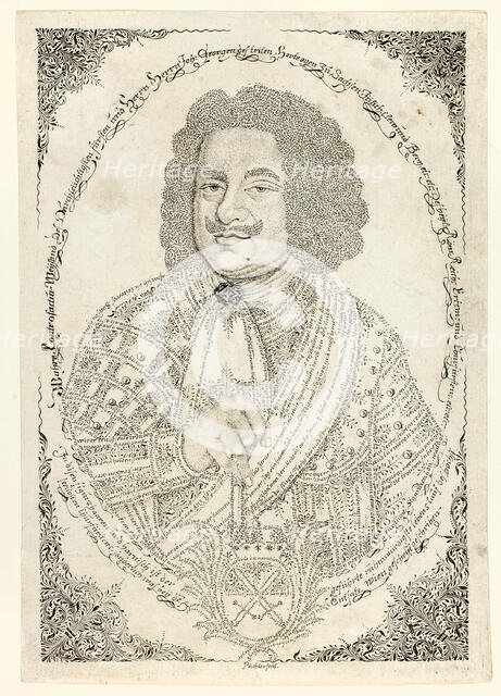 Johann Georg III, Elector of Saxony, n.d. Creator: Johann Michael Püchler.