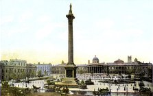 Trafalgar Square And Nelson's Column, London, 20th Century. Artist: Unknown