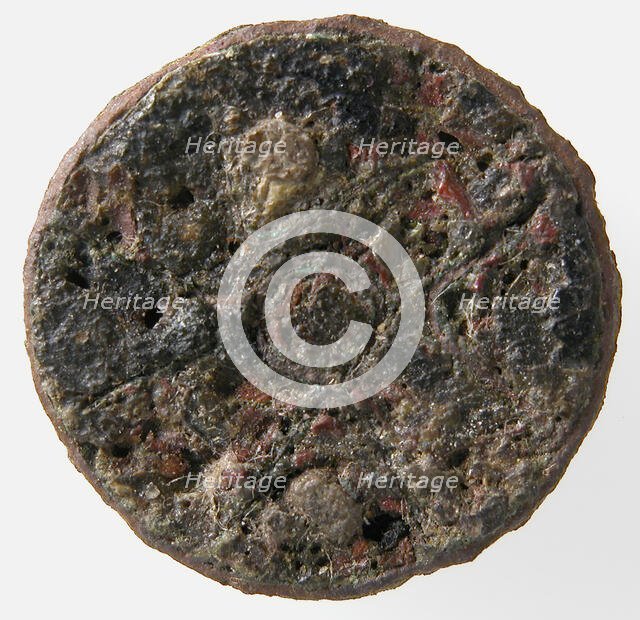 Disk Brooch, Merovingian, 8th-9th century. Creator: Unknown.