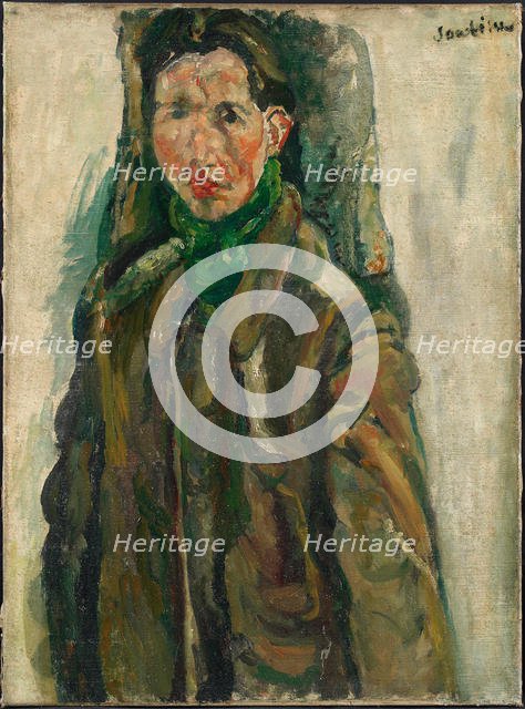 Self-Portrait. Artist: Soutine, Chaim (1893-1943)