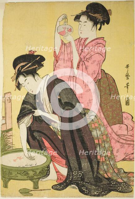 Goldfish, Japan, c. 1794/95. Creator: Kitagawa Utamaro.