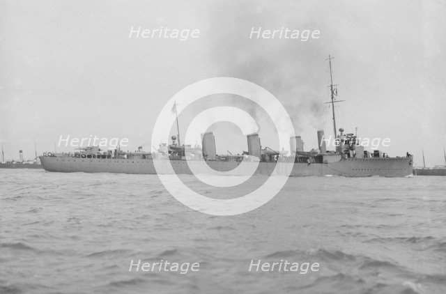 'HMS Faulknor', 1914. Creator: Kirk & Sons of Cowes.
