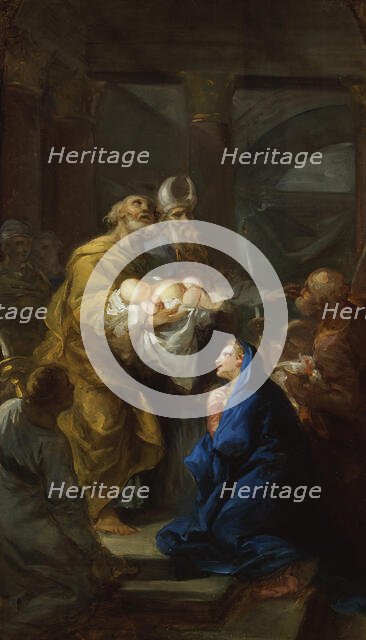 Presentation of Christ in the Temple, between 1745 and 1746. Creator: Vicente Lopez y Portana.
