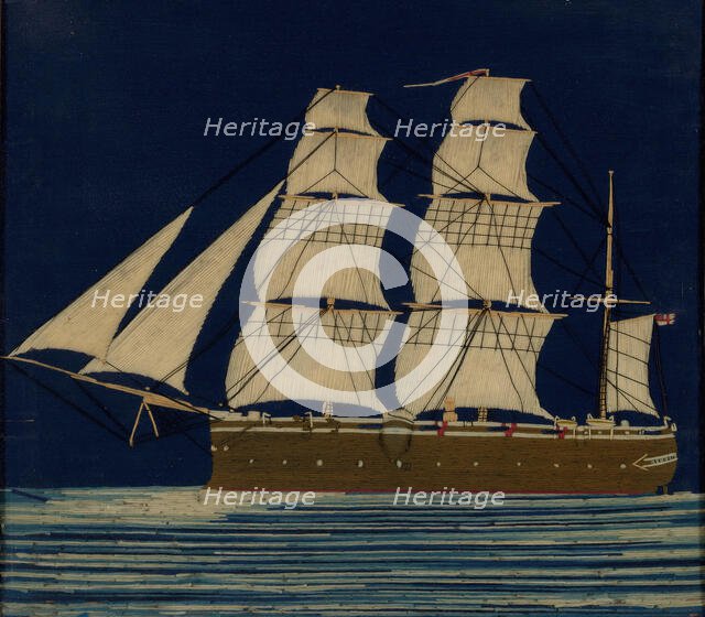 Picture (Needlework), England, 1825/75. Creator: Unknown.