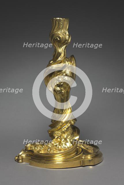 Candlestick, c. 1740. Creator: Juste-Aurèle Meissonnier (French, 1695-1750).