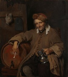 The Old Drinker, c.1661-c.1663. Creator: Gabriel Metsu.