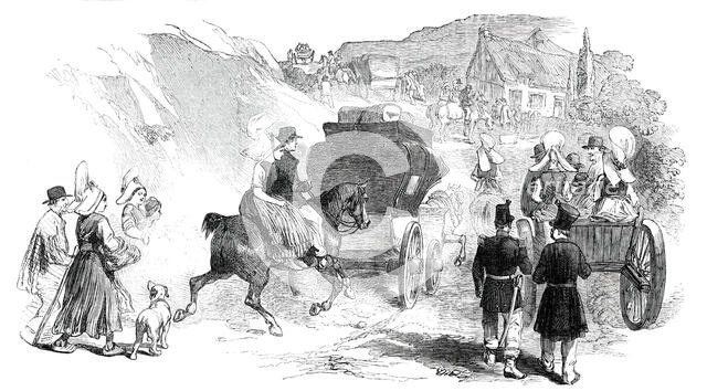 Sketch en route to Cherbourg, 1850. Creator: Unknown.