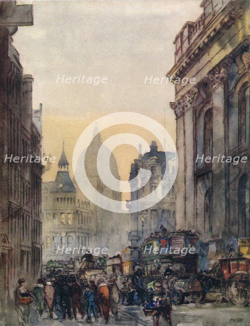 'From Cornhill', c1906. Artist: William Monk.