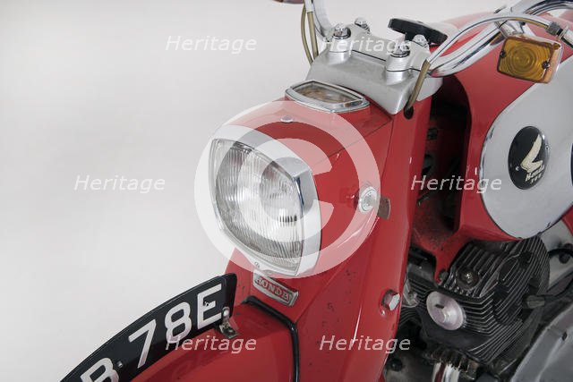 1967 Honda C77 motorcycle. Creator: Unknown.